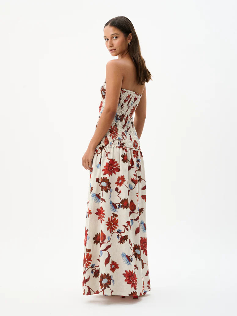 ROAME. - MILLIE DRESS - CACTUS BLOOM SAND