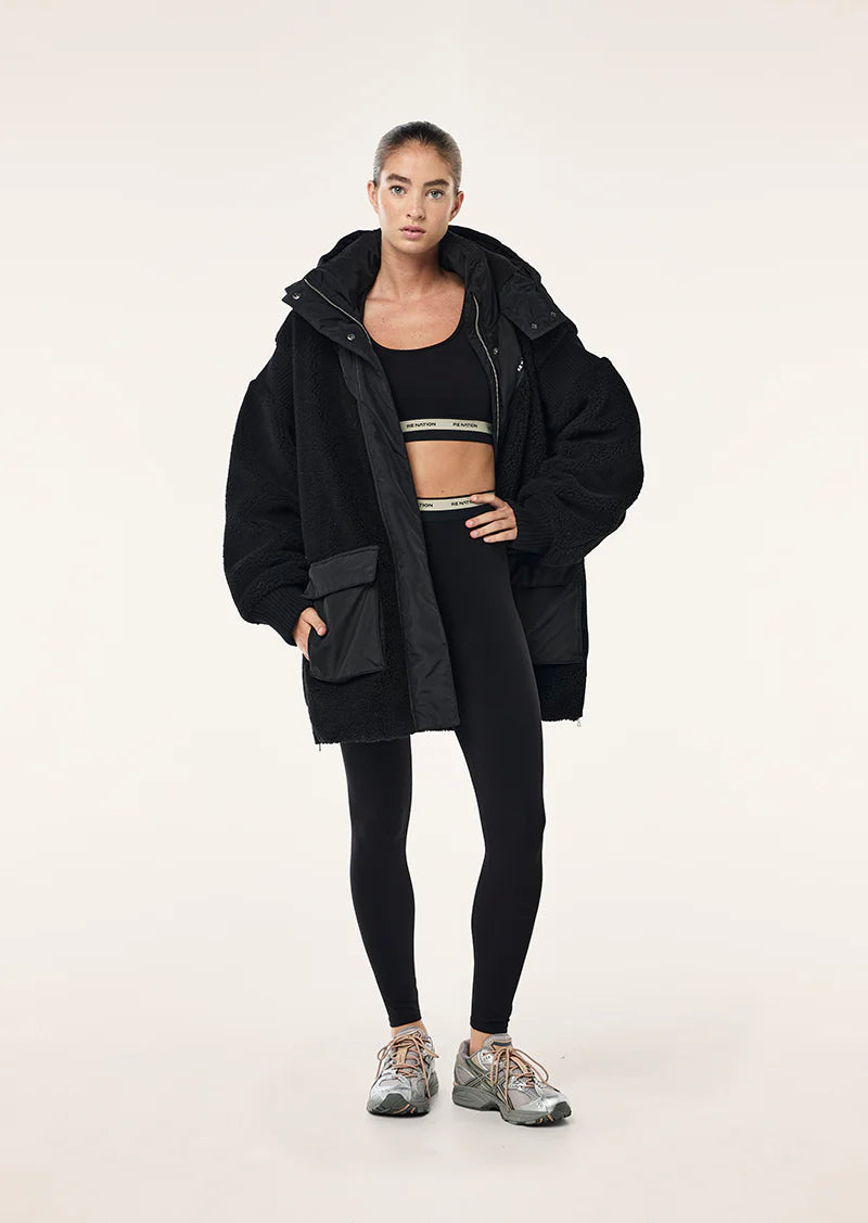 PE NATION - DISTRICT JACKET - BLACK