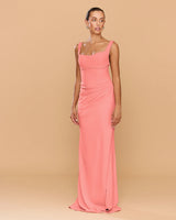 CATHERINE FERRARO - ELENA GOWN - PEACH