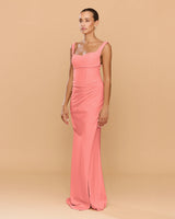 CATHERINE FERRARO - ELENA GOWN - PEACH