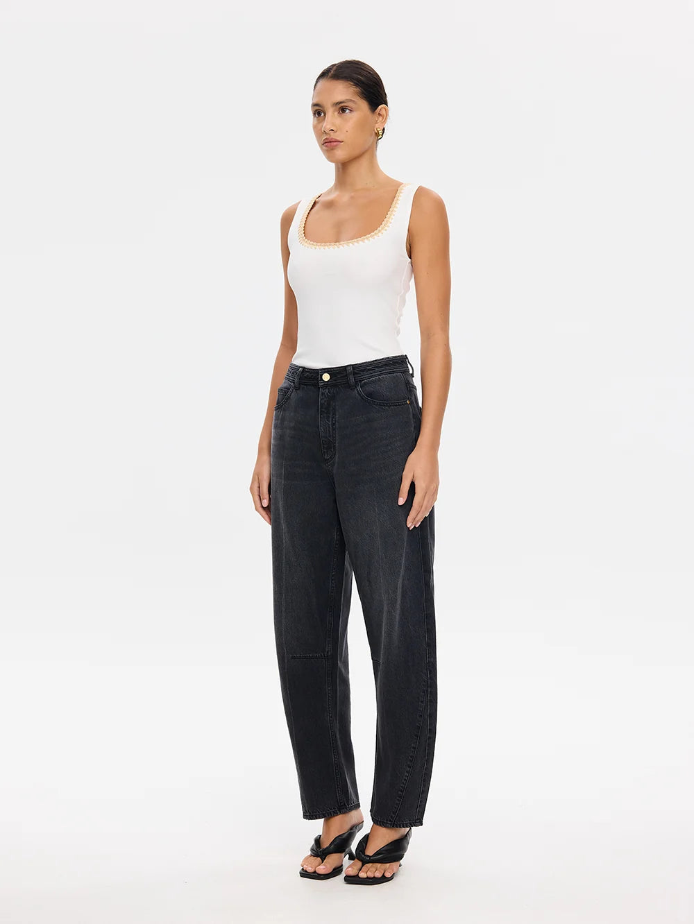 KIVARI - ESME TANK TOP - IVORY