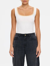 KIVARI - ESME TANK TOP - IVORY