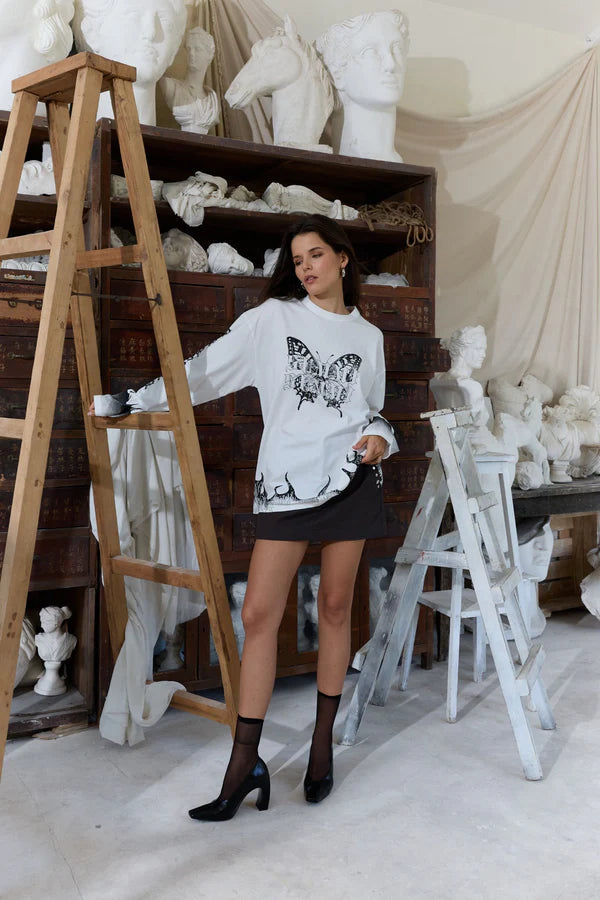 PRE-ORDER - SUMMI SUMMI - STUDDED SKORT - SHADOW