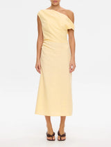 KIVARI - KARINA MIDI DRESS - BUTTER