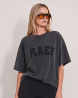 PRE ORDER - RAEF THE LABEL - ELLA BOYFRIEND TEE - WASHED BLACK