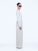 ENA PELLY - PARIS TERRY TRACK PANT - OAT MARLE