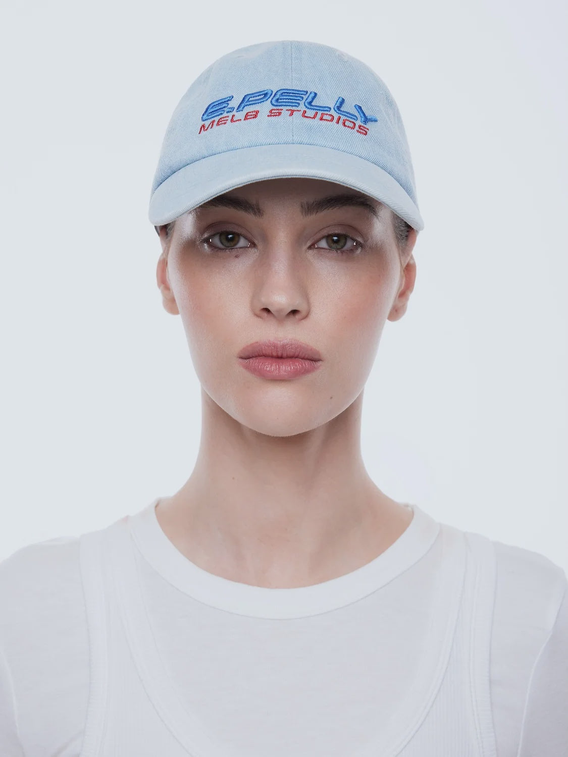 ENA PELLY - E.PELLY STUDIOS CAP - PALE BLUE