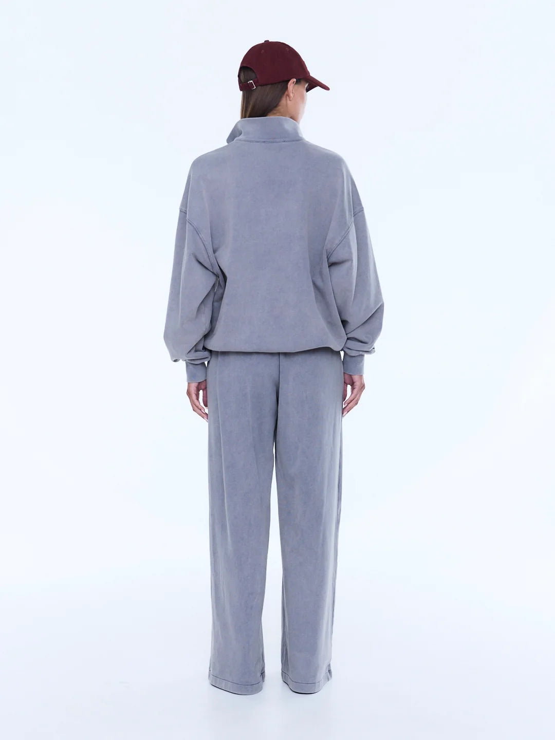 ENA PELLY - IVA JERSEY POLO - DOVE GREY