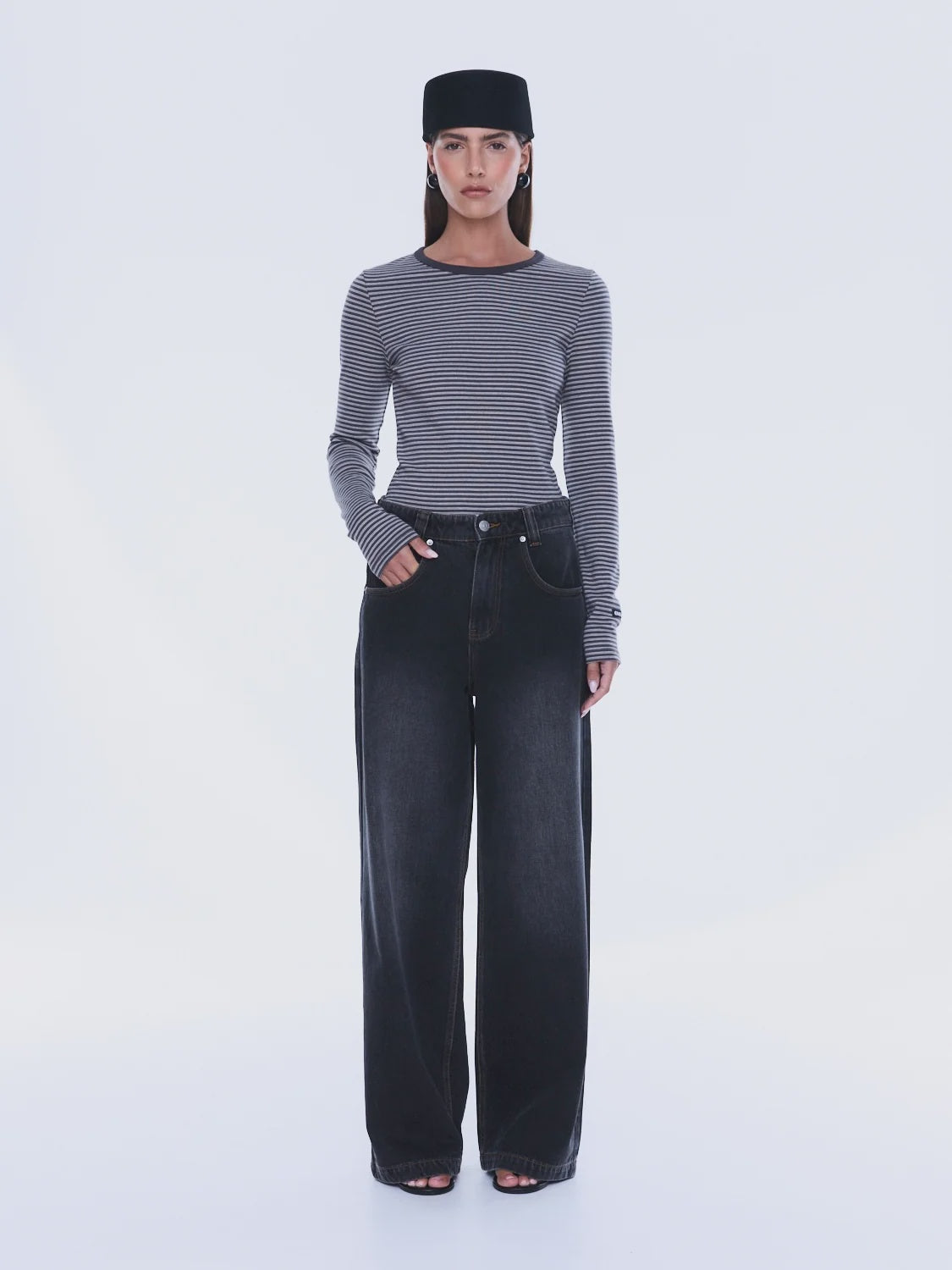 ENA PELLY - GEORGIA DENIM JEAN - BLACK WASH
