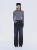 ENA PELLY - GEORGIA DENIM JEAN - BLACK WASH