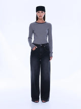 ENA PELLY - GEORGIA DENIM JEAN - BLACK WASH