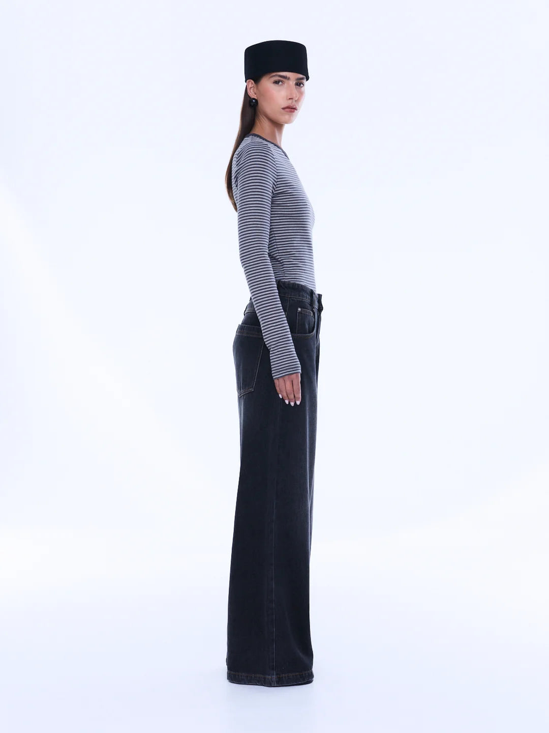 ENA PELLY - GEORGIA DENIM JEAN - BLACK WASH