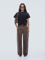ENA PELLY - LEESA DENIM JEAN - WASHED MOCHA