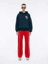 ENA PELLY - SCRIPT STUDIO HOODIE - EMERALD