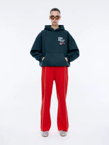 ENA PELLY - SCRIPT STUDIO HOODIE - EMERALD