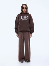 ENA PELLY - PELLY STUDIO HOODIE - MOCHA