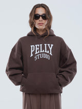 ENA PELLY - PELLY STUDIO HOODIE - MOCHA