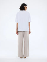 ENA PELLY - PELLY COLLEGIATE TEE - WHITE MARLE