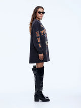 ENA PELLY - PELLY SPORT TEE DRESS - WASHED BLACK