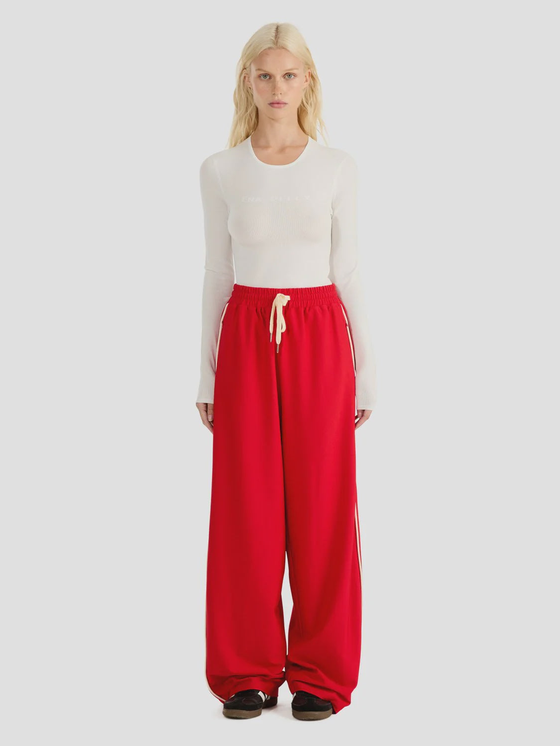 ENA PELLY - PARKER TRACK PANT - RED