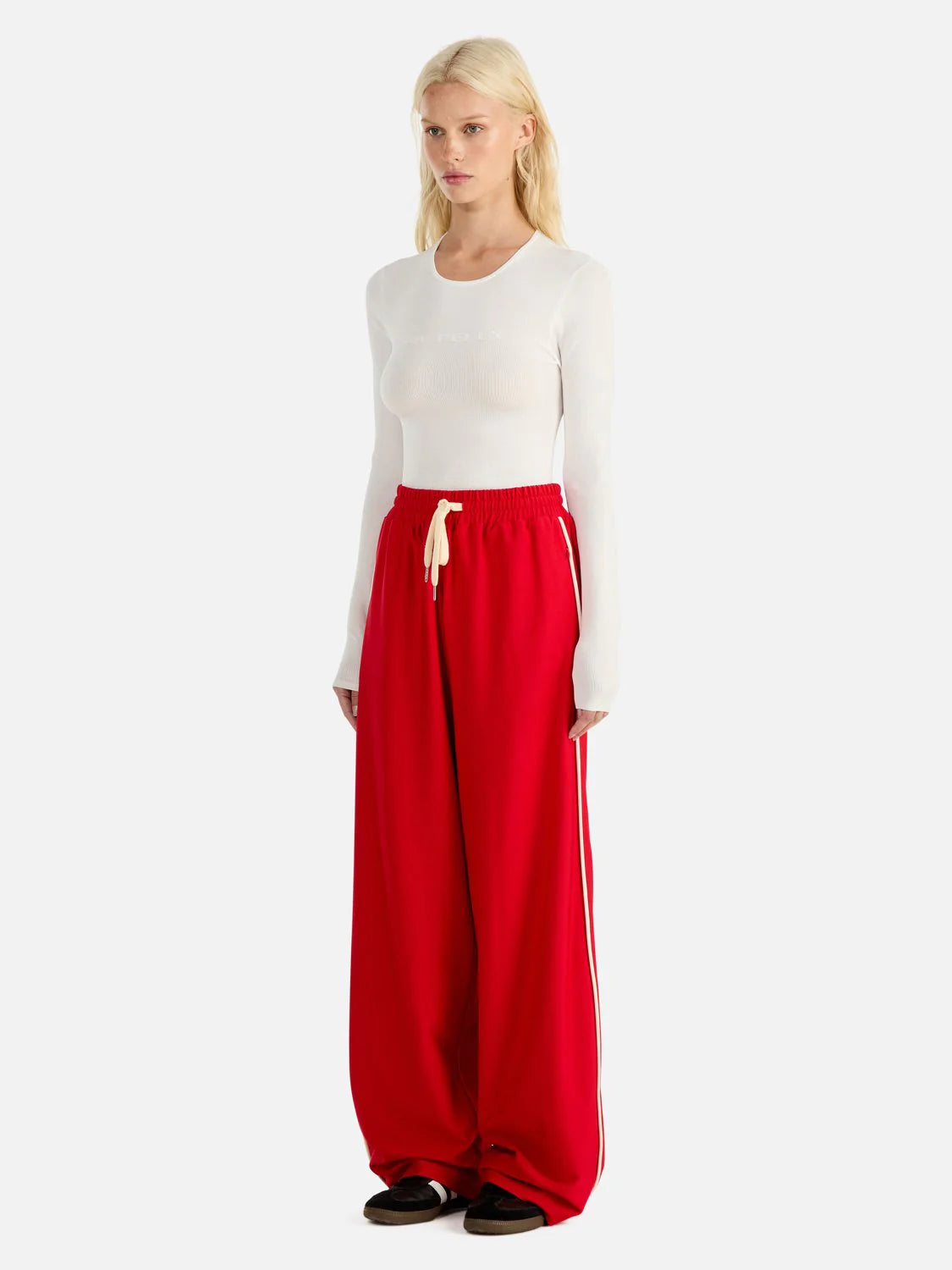 ENA PELLY - PARKER TRACK PANT - RED