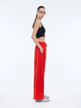 ENA PELLY - PIPER STRIPE PANT - FLAME RED