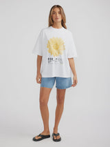 ENA PELLY - FLORA TEE - WHITE