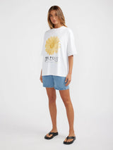 ENA PELLY - FLORA TEE - WHITE