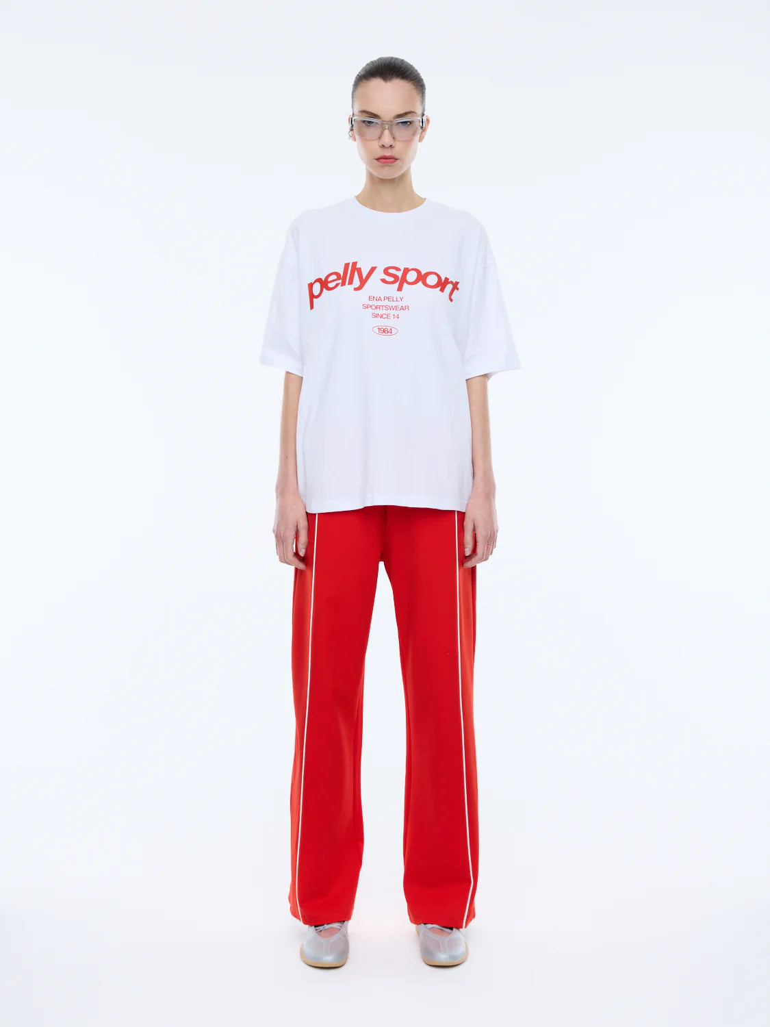 ENA PELLY - PELLY SPORTS TEE - WHITE