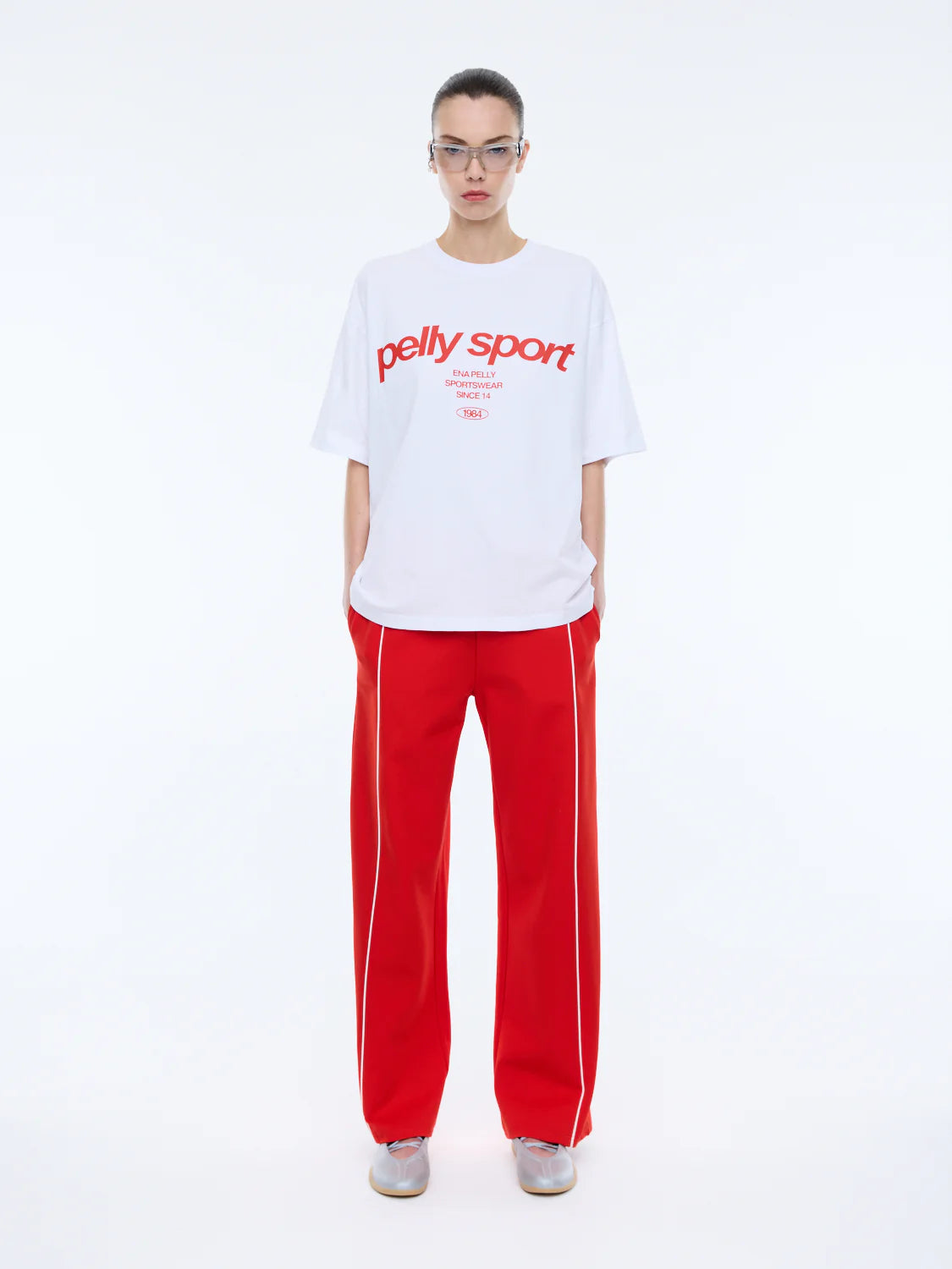 ENA PELLY - PELLY SPORTS TEE - WHITE