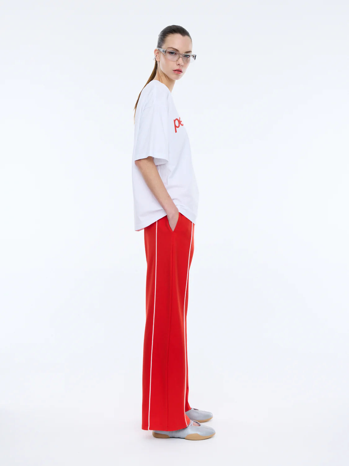 ENA PELLY - PELLY SPORTS TEE - WHITE