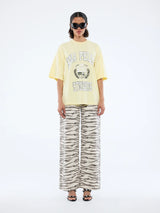 ENA PELLY - EP VARSITY TEE - PANNA COTTA