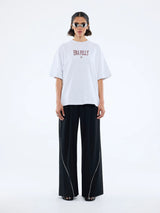 ENA PELLY - VARSITY ARCH TEE - WHITE MARLE
