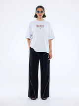 ENA PELLY - VARSITY ARCH TEE - WHITE MARLE