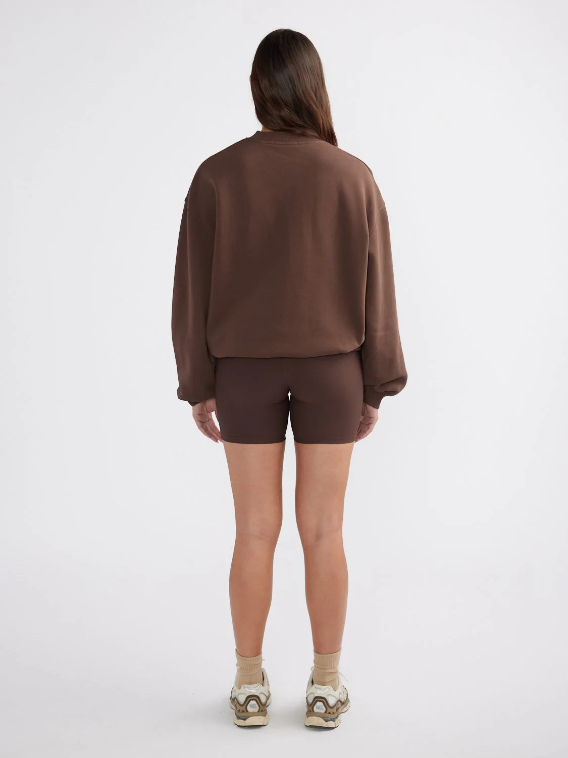 ENA PELLY - CLASSIC COLLEGIATE SWEATSHIRT - MOCHA