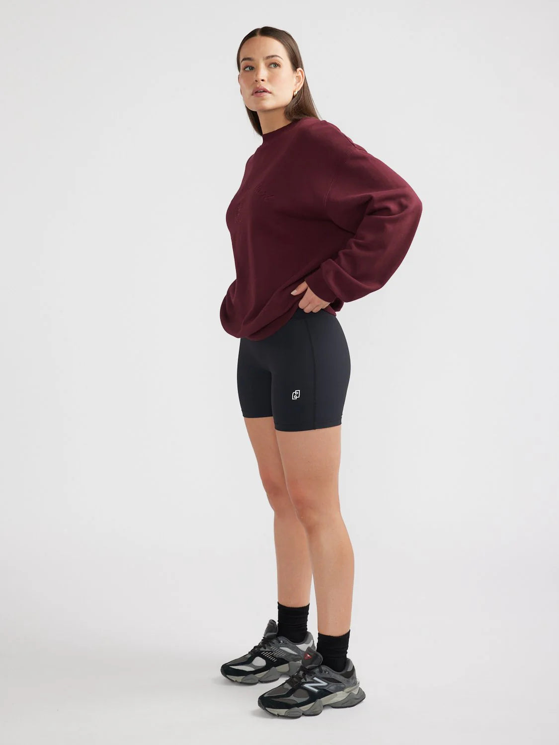 ENA PELLY - CLASSIC SPORT SWEATER - CHERRY COLA