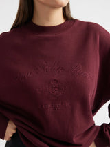 ENA PELLY - CLASSIC SPORT SWEATER - CHERRY COLA