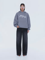 ENA PELLY - CASSIE OVERSIZED HOODIE - WASHED GREY