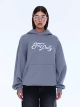 ENA PELLY - CASSIE OVERSIZED HOODIE - WASHED GREY