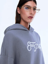 ENA PELLY - CASSIE OVERSIZED HOODIE - WASHED GREY