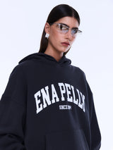 ENA PELLY - CASSIE OVERSIZED HOODIE - PHANTOM/ENA PELLY