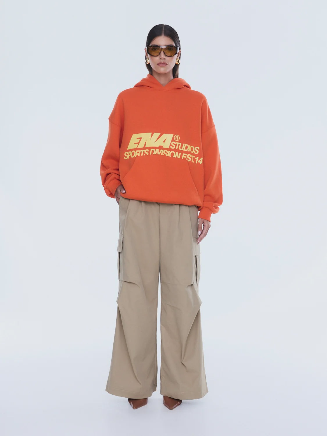 ENA PELLY - SOLEIL HOODIE - BURNT ORANGE