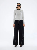 ENA PELLY - BOWIE WIDE LEG PANT - BLACK