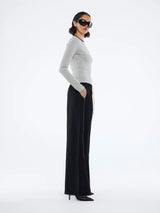ENA PELLY - BOWIE WIDE LEG PANT - BLACK
