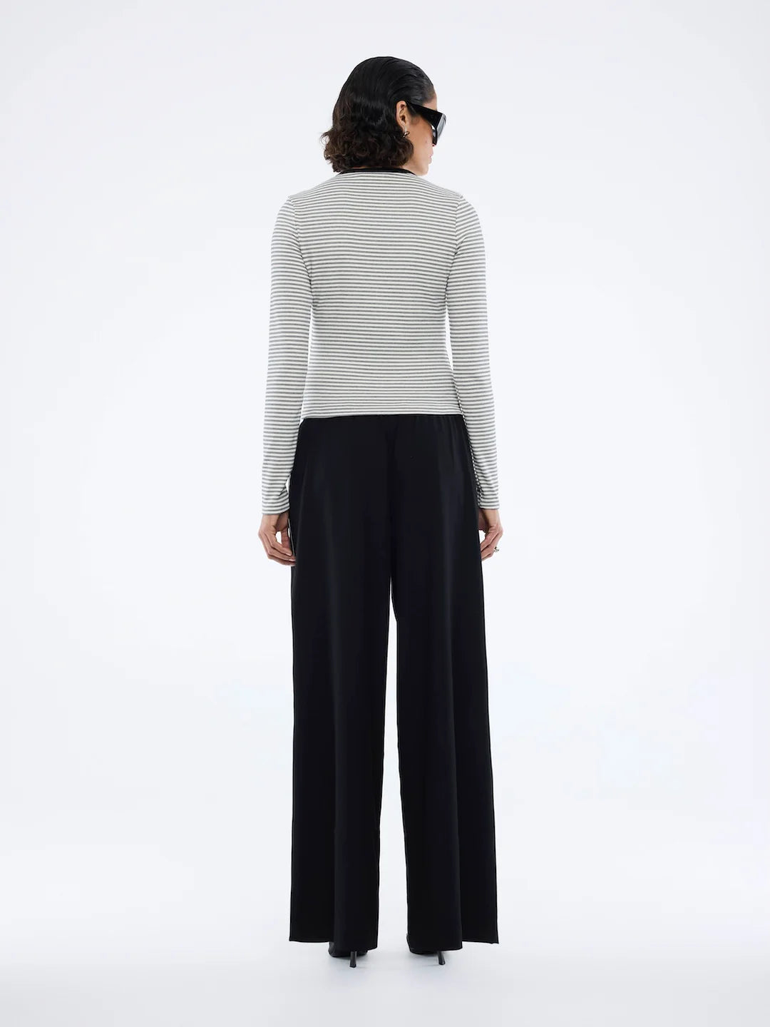 ENA PELLY - BOWIE WIDE LEG PANT - BLACK