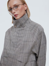 ENA PELLY - ZADIE BOMBER JACKET - CHECK