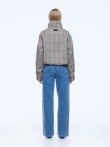 ENA PELLY - ZADIE BOMBER JACKET - CHECK