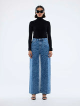 ENA PELLY - LISA DENIM JEAN - BLUE MIXED ANIMAL