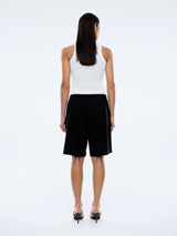 ENA PELLY - SARAH TRACK SHORT - VINTAGE BLACK