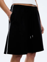 ENA PELLY - SARAH TRACK SHORT - VINTAGE BLACK